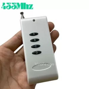 Remote Điều Khiển 4 Kênh 433Mhz 1000m Mã Cố Định